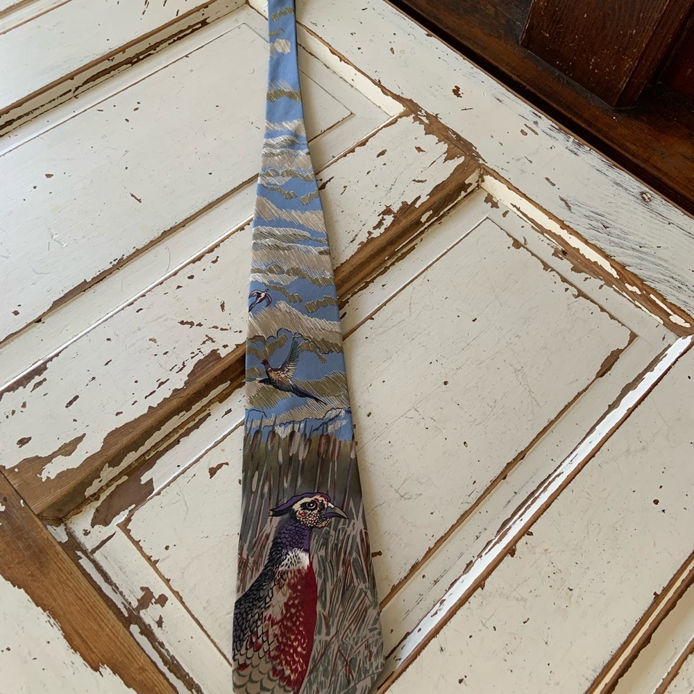 FIELD & STREAM Mens Pheasant Tie 100% Silk